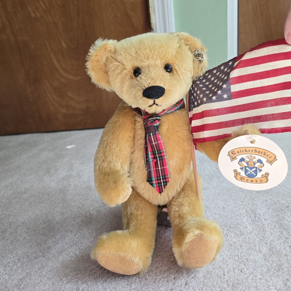 The Knickerbocker Toy Co Inc. George Bear from the Old Glory Collection
